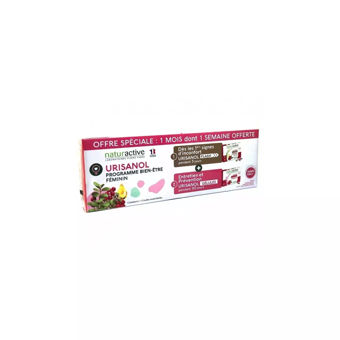 NATURACTIVE URISANOL FLASH CRANBERRY 10 GELULES 10 CAPSULES