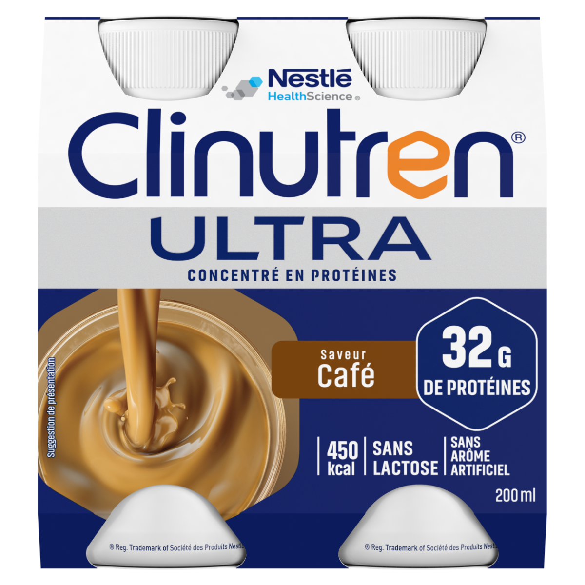 NESTLE HEALTH SCIENCE CLINUTREN ULTRA SAVEUR CAFE X4 200ML