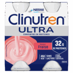 NESTLE HEALTH SCIENCE CLINUTREN ULTRA SAVEUR FRAISE X4 200ML