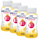 NESTLE HEALTH SCIENCE RENUTRYL CONCENTRE SAVEUR VANILLE 4 BOUTEILLES DE 100ML