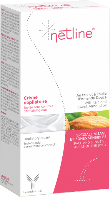 NETLINE CREME DEPILATOIRE SPECIAL VISAGE ZONES SENSIBLES 75ML