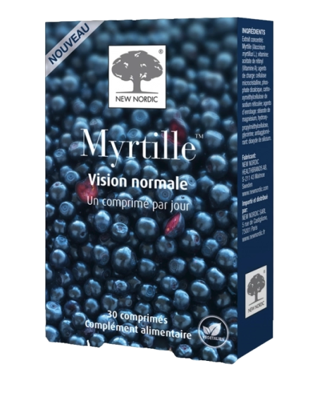 NEW NORDIC MYRTILLE 30 COMPRIMES