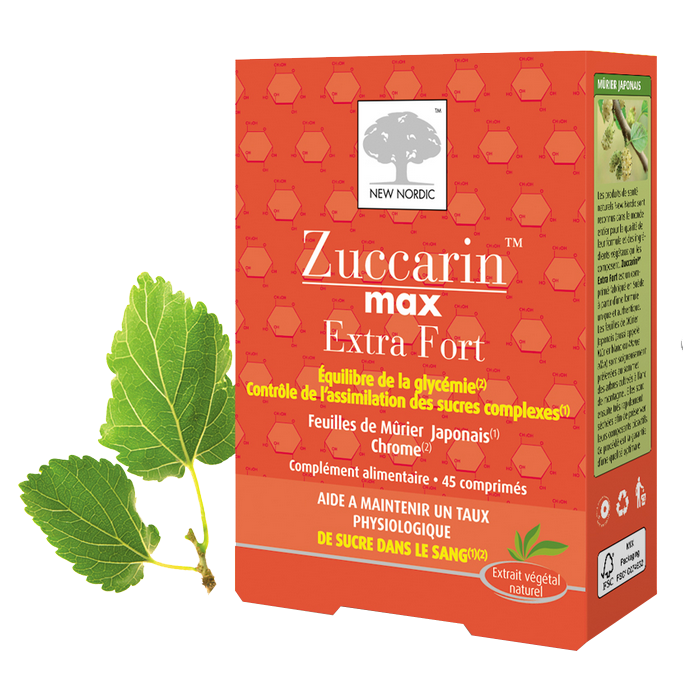 NEW NORDIC ZUCCARIN MURIER EXTRA FORT 45 COMPRIMES