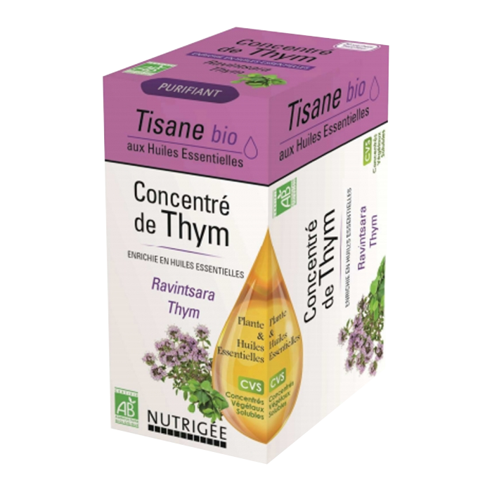 NITRIGEE TISANE CONCENTRE DE THYM BIO 30 SACHETS