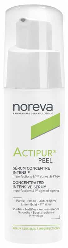 NOREVA ACTIPUR PEEL SERUM CONCENTRE INTENSIF IMPERFECTIONS ET SIGNES DE L AGE PEAUX SENSIBLES A IMPERFECTIONS 30ML