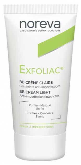 NOREVA EXFOLIAC BB CREME CLAIRE PEAUX A IMPERFECTIONS 30ML