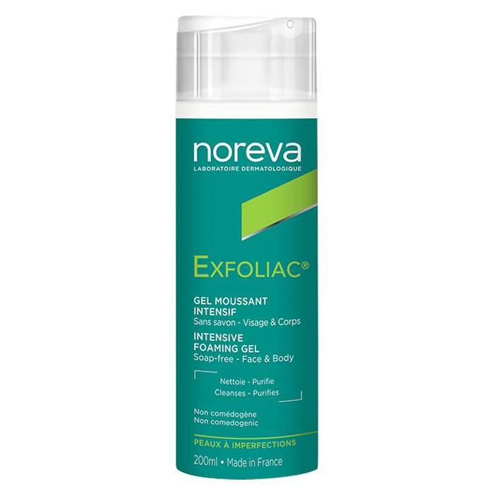 NOREVA EXFOLIAC GEL MOUSSANT INTENSIF 200ML