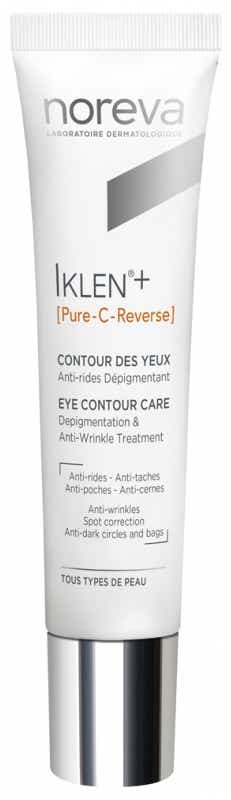 NOREVA IKLEN PURE C REVERSE CONTOUR DES YEUX ANTI RIDES DEPIGMENTANT TOUS TYPES DE PEAUX 15ML