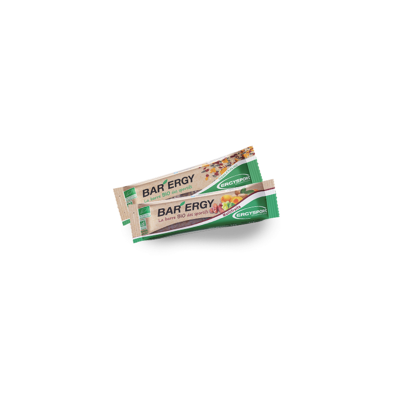 NUTERGIA BAR ERGY BARRE ENERGETIQUE UNITAIRE GOUT MULTIFRUITS