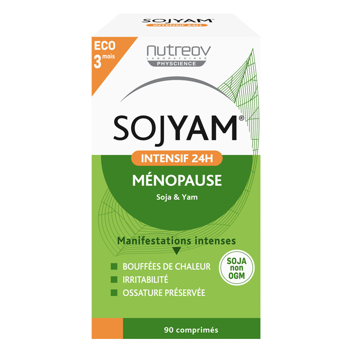 NUTREOV SOJYAM INTENSIF 24H MENOPAUSE 90 COMPRIMES