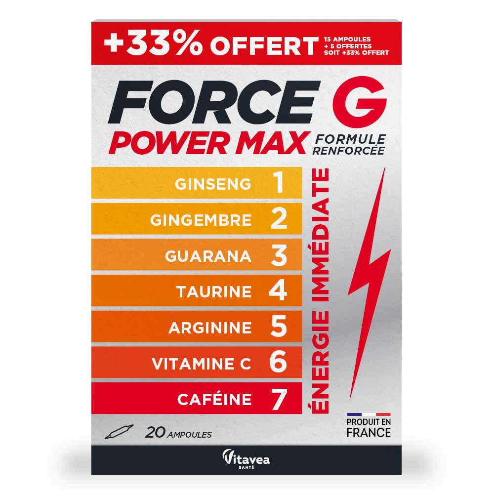 NUTRISANTE FORCE G BOOSTER SHOT 20 AMPOULES