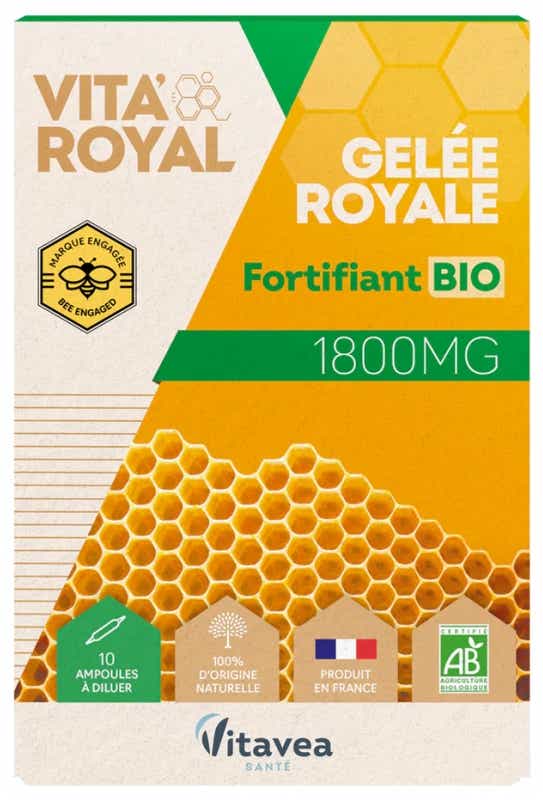NUTRISANTE GELEE ROYALE BIO HAUTE CONCENTRATION 10 AMPOULES