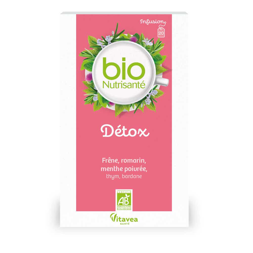 NUTRISANTE INFUSION DETOX BIO 20 SACHETS