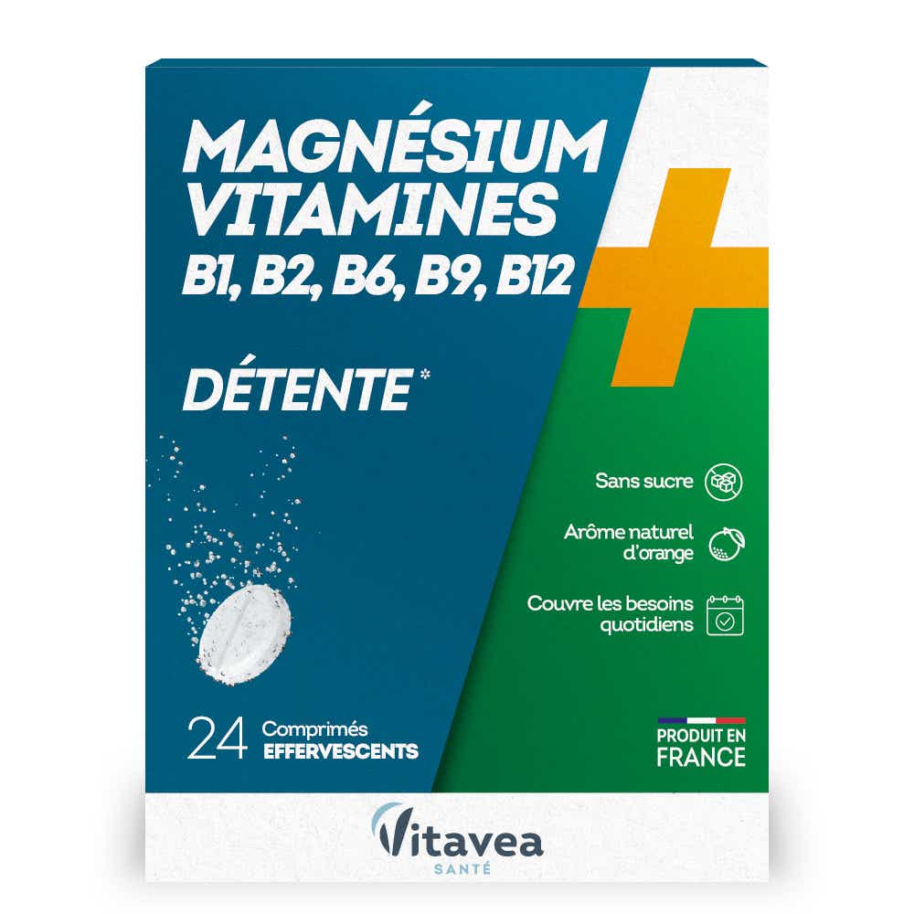 NUTRISANTE MAGNESIUM VITAMINES B1 B2 B6 24 COMPRIMES