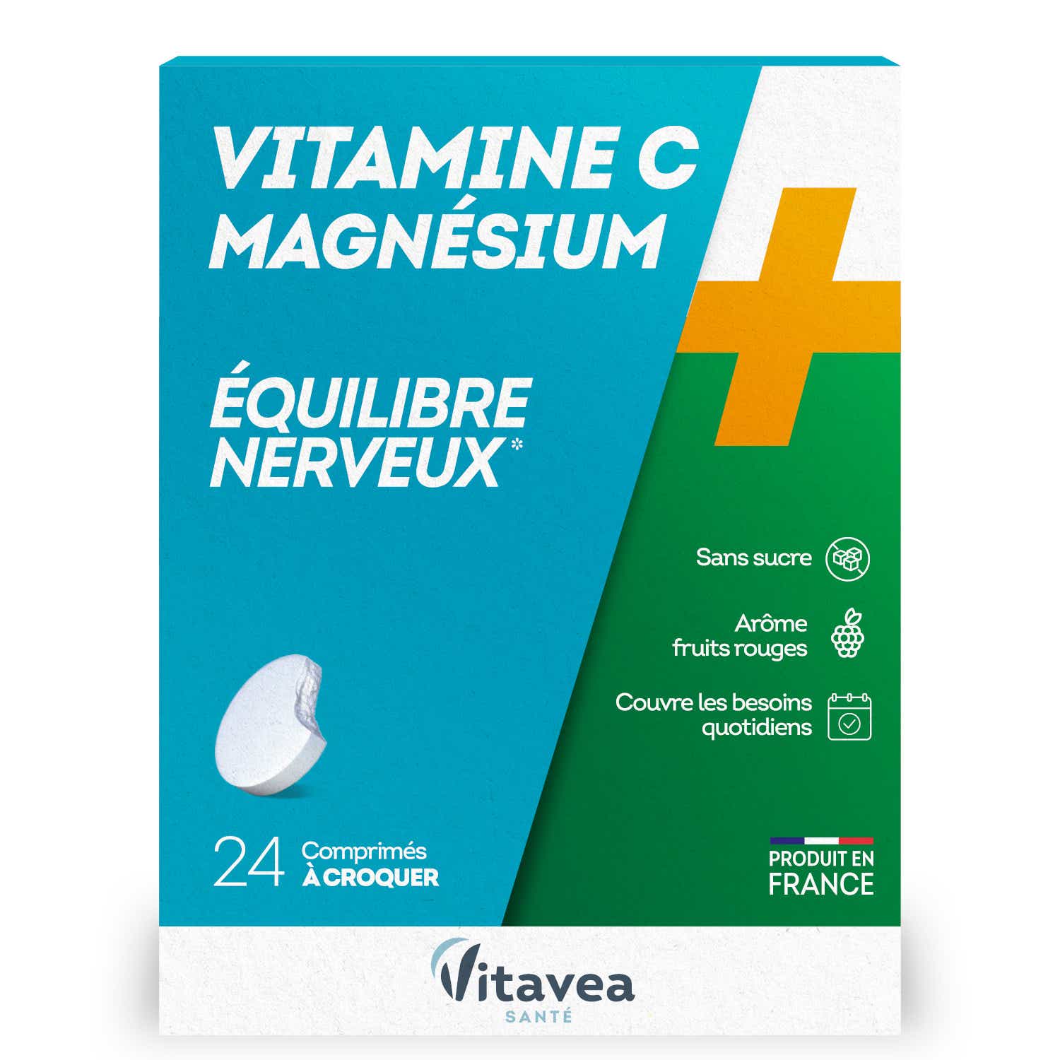 NUTRISANTE VITAMINE C MAGNESIUM 24 COMPRIMES