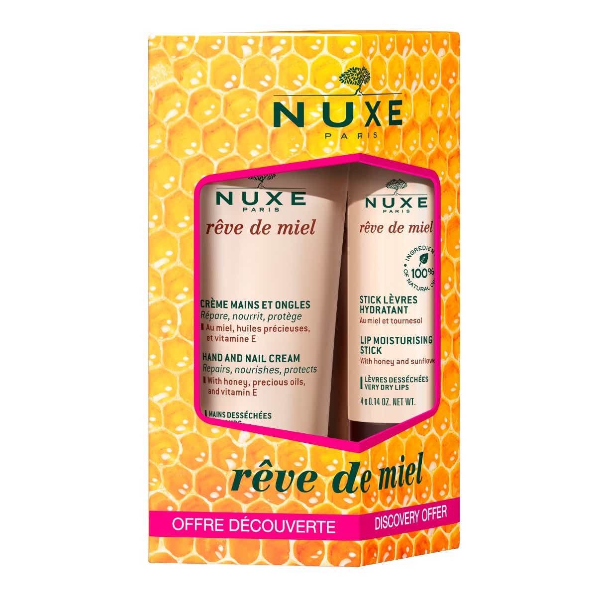 NUXE REVE DE MIEL CREME MAINS ET STICK LEVRES