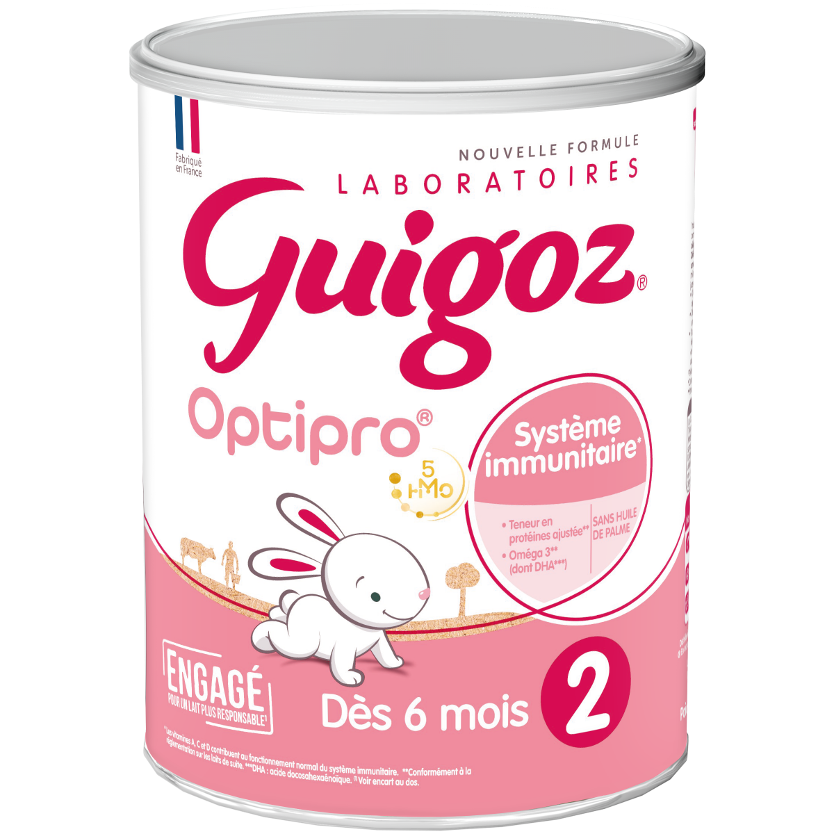 OPTIPRO LAIT EN POUDRE 2EME AGE NOUVELLE FORMULE DES 6 MOIS 780G