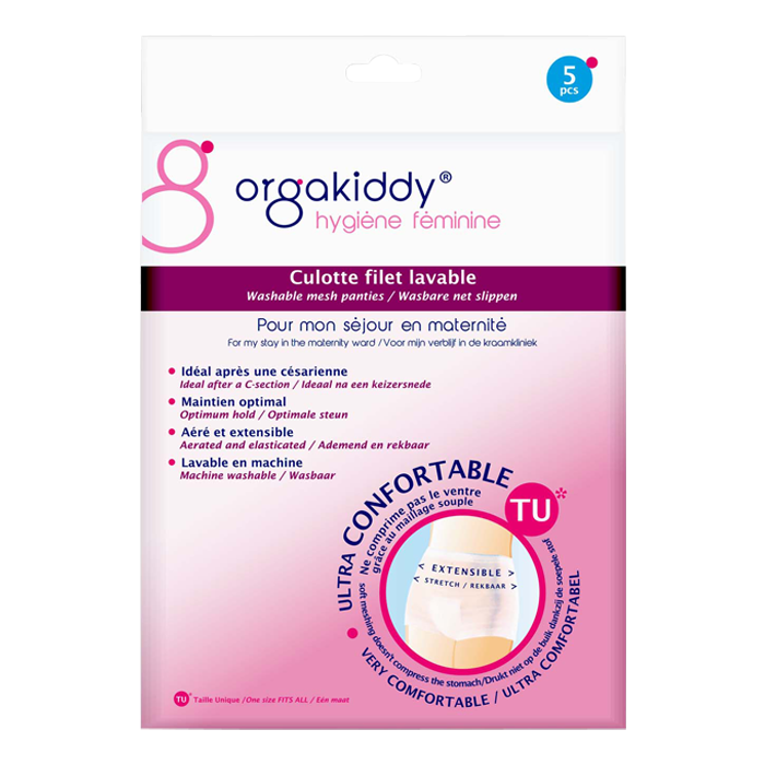 ORGAKIDDY CULOTTE FILET LAVABLE 5 UNITES