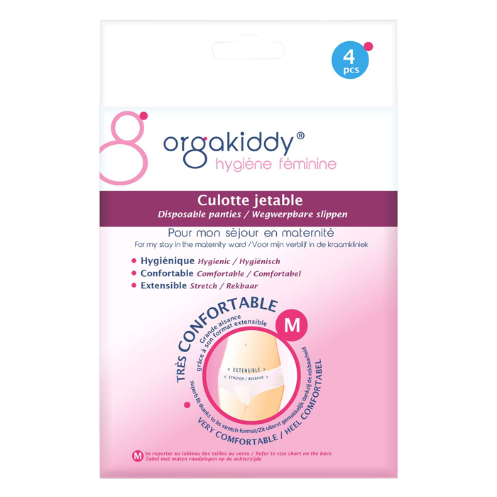 ORGAKIDDY CULOTTE JETABLE TAILLE M 4 UNITES