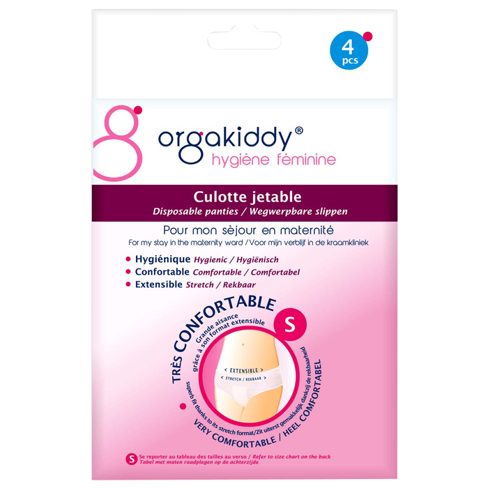 ORGAKIDDY CULOTTE JETABLE TAILLE S 4 UNITES