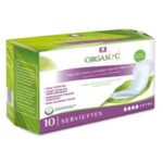 ORGANYC SERVIETTES FUITES URINAIRES EXTRA COTON BIO 10 SERVIETTES