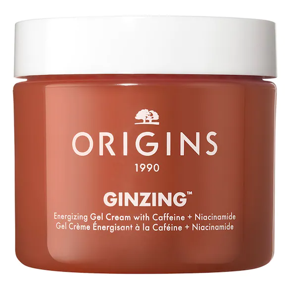 ORIGINS GINZING GEL CREME ENERGISANT A LA CAFEINE NIACINAMIDE PEAUX GRASSES 50ML