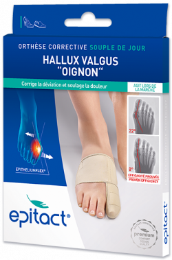 ORTHESE CORRECTRICE SOUPLE DE JOUR HALLUX VALGUS OIGNON TAILLE L