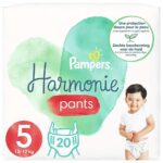 PAMPERS HARMONIE PANTS COUCHES CULOTTES TAILLE 5 DE 12 A 17KG 20 CULOTTES