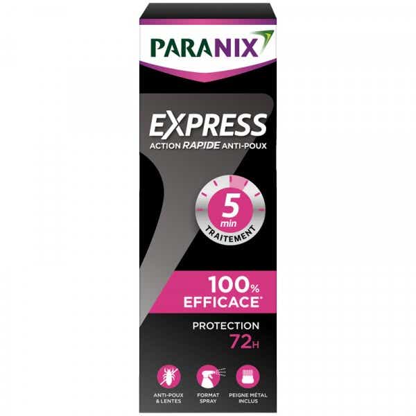 PARANIX EXPRESS TRAITEMENT RAPIDE ANTI POUX ET ANTI LENTES 100ML