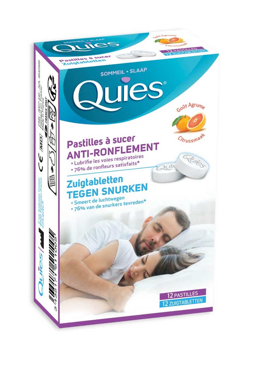 PASTILLES ANTI RONFLEMENT GOUT AGRUMES 12 PASTILLES