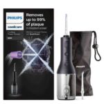PHILIPS SONICARE AIRFLOSSER JET DENTAIRE CORDLESS POWER FLOSSER 3000 NOIR