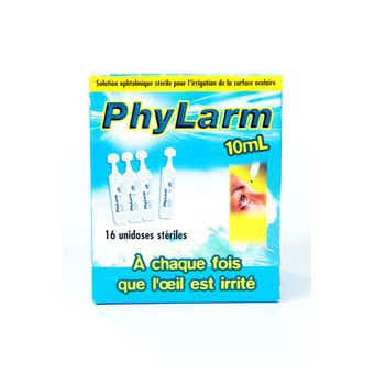 PHYLARM PHYLARM OEIL IRRITE 16 UNIDOSES STERILES DE 10ML
