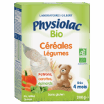 PHYSIOLAC CEREALES LEGUMES BIO 4 MOIS 200G