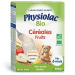 PHYSIOLAC PHYSIOLAC CEREALES BIO FRUITS 200 G CERTBIO DES 6 MOIS
