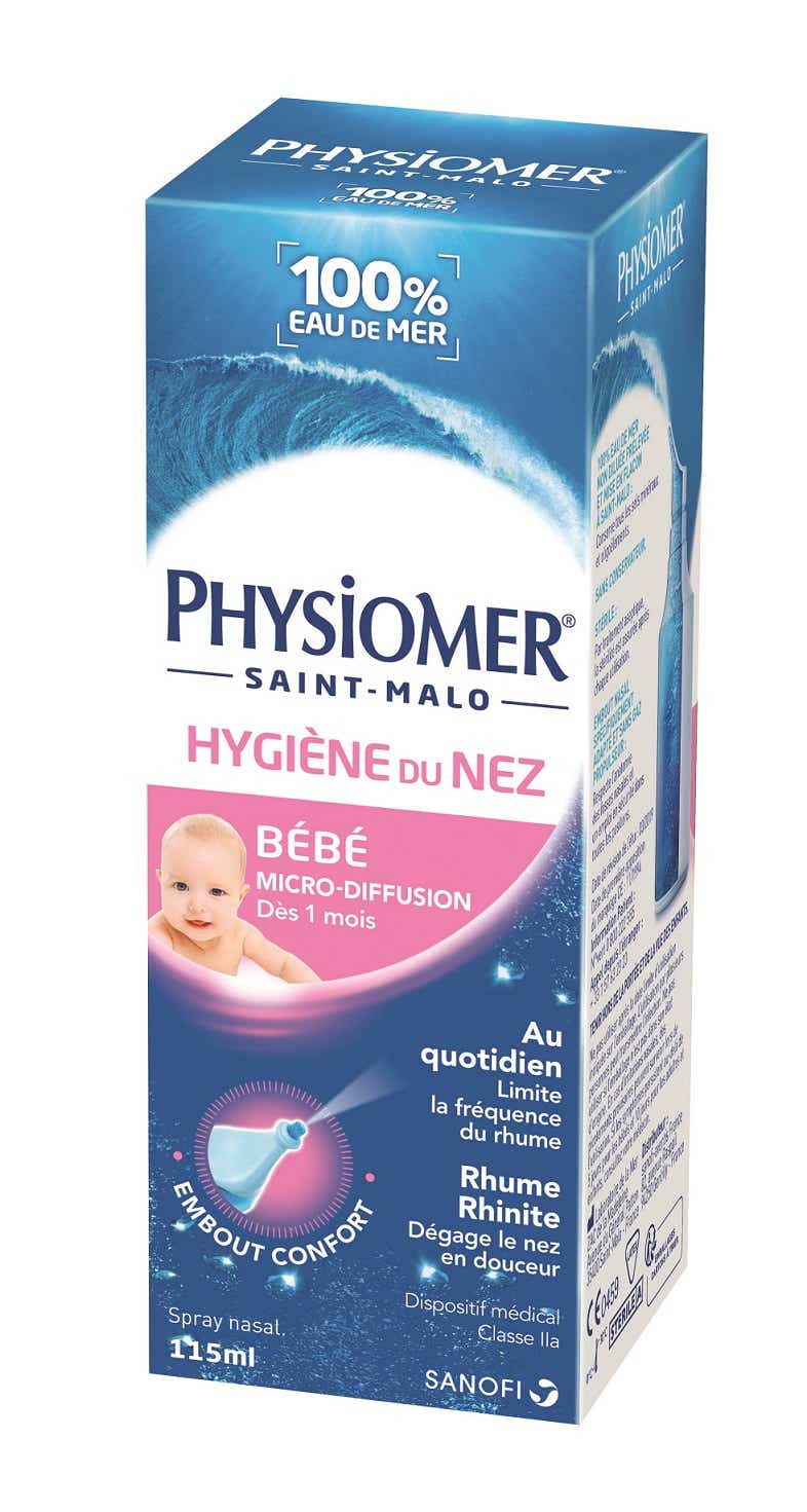 PHYSIOMER HYGIENE DU NEZ BEBE MICRO DIFFUSION 115ML