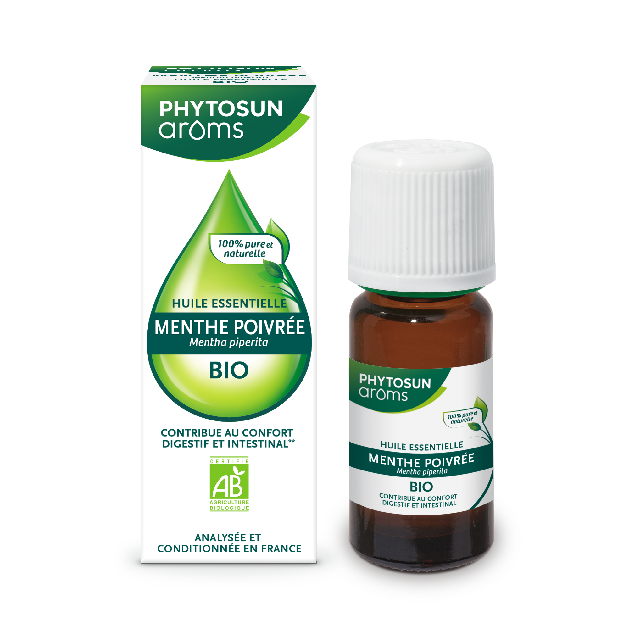 PHYTOSUN AROMS HUILE ESSENTIELLE DE MENTHE POIVREE 10ML