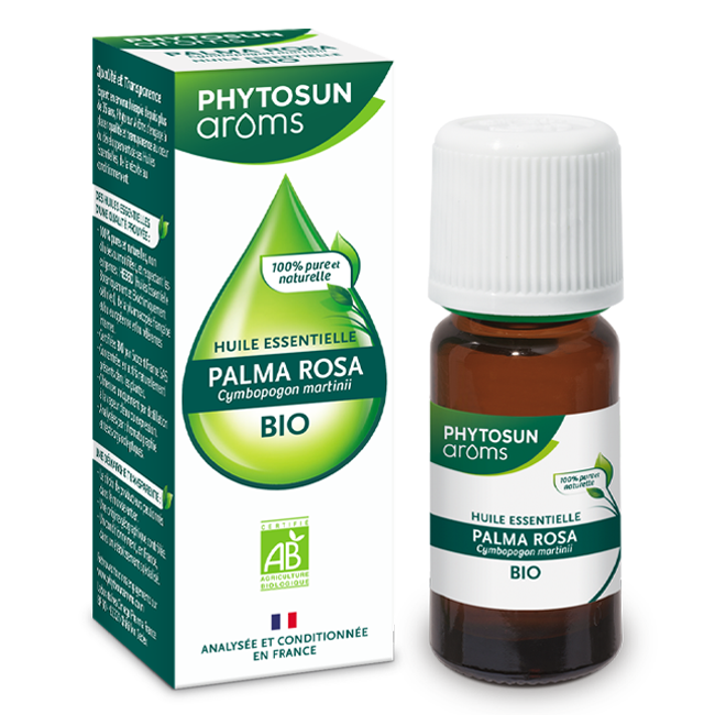 PHYTOSUN AROMS HUILE ESSENTIELLE PALMA ROSA BIO 10ML