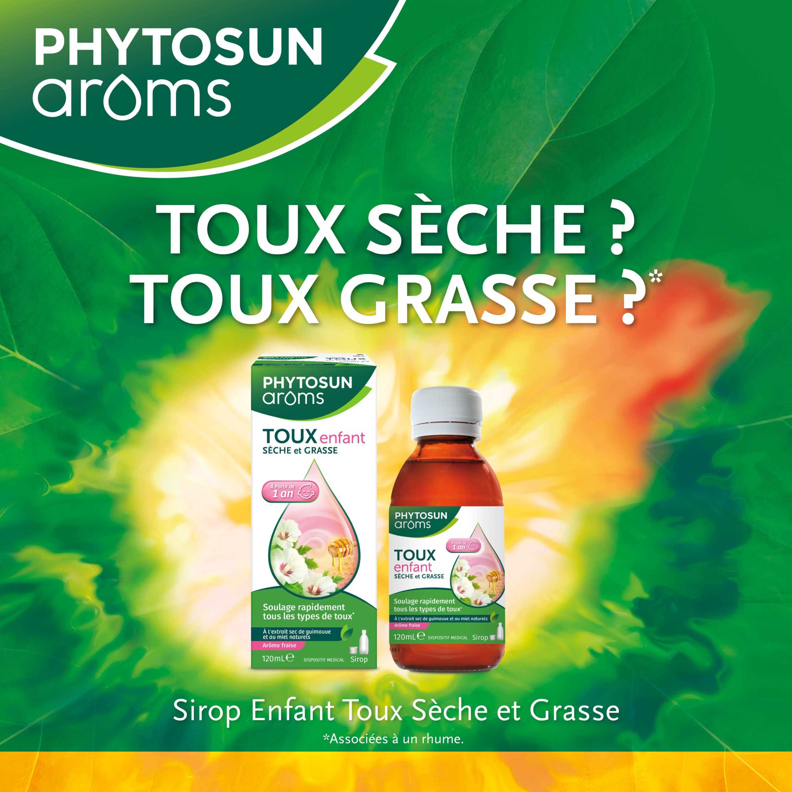 PHYTOSUN AROMS RESPIRATION SIROP TOUX ENFANT 120ML