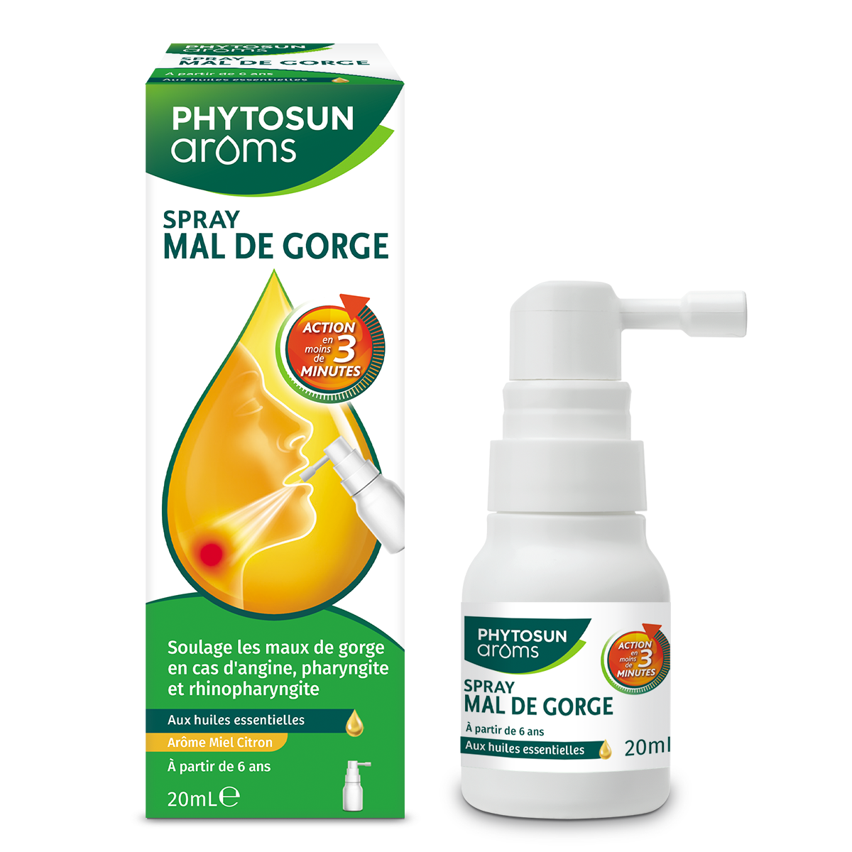 PHYTOSUN AROMS SPRAY MAL DE GORGE 20ML
