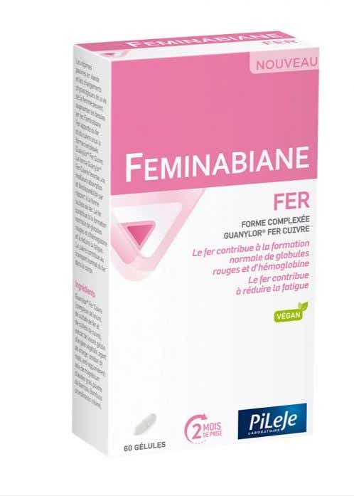 PILEJE FEMINABIANE FER 60 GELULES