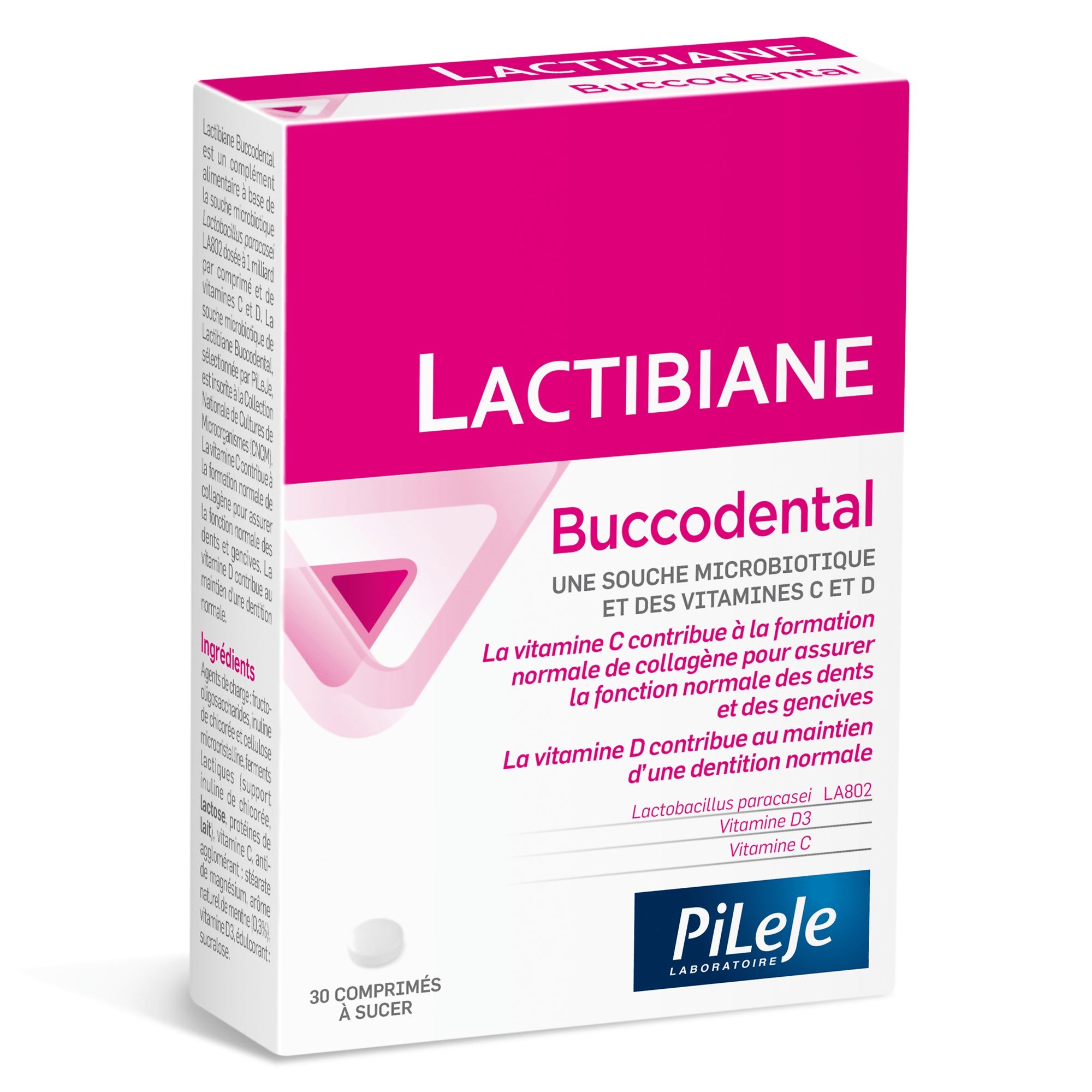 PILEJE LACTIBIANE BUCCODENTAL 30 COMPRIMES
