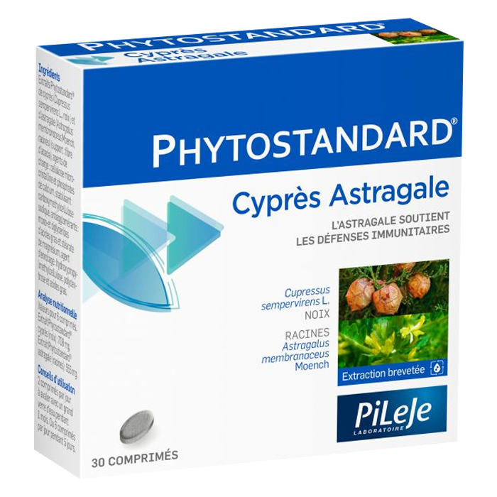 PILEJE PHYTOSTANDARD CYPRES ASTRAGALE 30 COMPRIMES