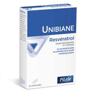 PILEJE UNIBIANE RESVERATROL 30 COMPRIMES