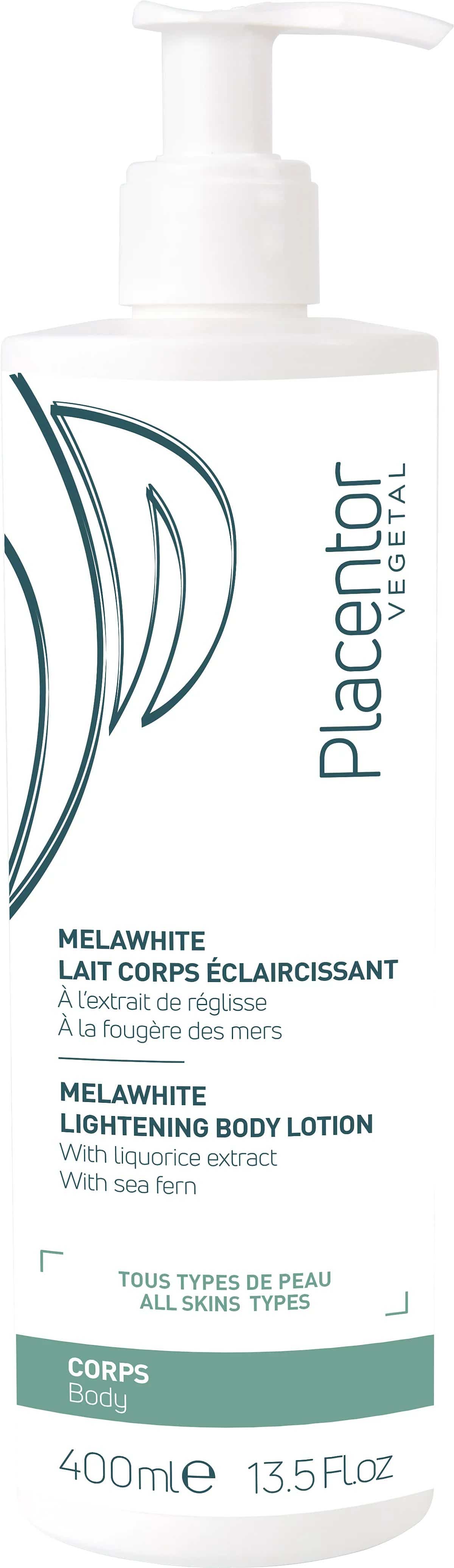 PLACENTOR VEGETAL MELAWHITE LAIT CORPS ECLAIRCISSANT 400ML