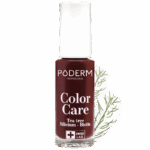 PODERM COLOR CARE VERNIS A ONGLES TEA TREE ROUGE NOIR 8ML