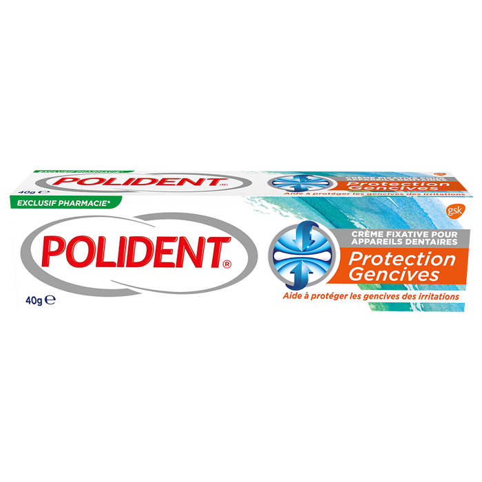 POLIDENT CREME FIXATIVE PROTECTION GENCIVES 40G