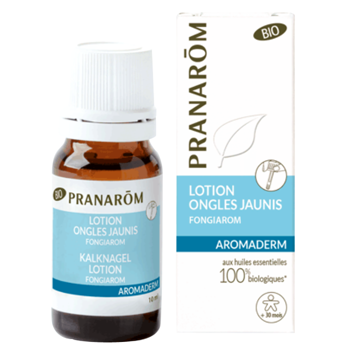 PRANAROM AROMADERM LOTION ONGLES JAUNIS 10 ML