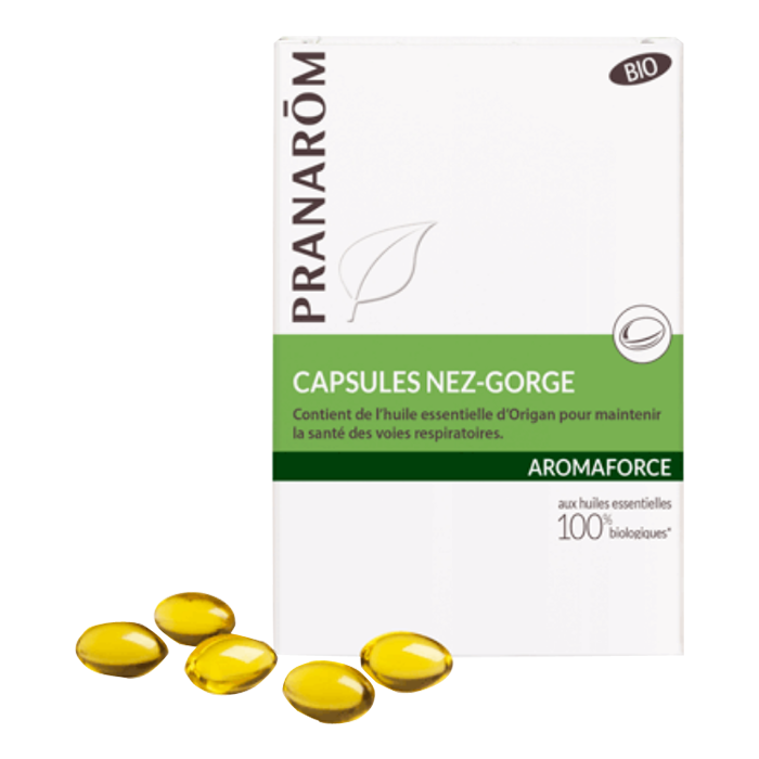 PRANAROM AROMAFORCE CAPSULES NEZ GORGE 30 UNITES