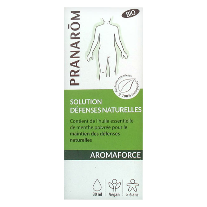 PRANAROM AROMAFORCE SOLUTION DEFENSES NATURELLES BIO 30ML