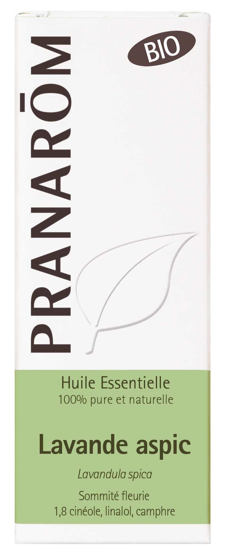 PRANAROM HE HUILE ESSENTIELLE LAVANDE ASPIC BIO 10 ML